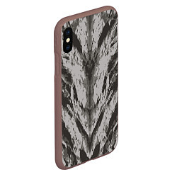 Чехол iPhone XS Max матовый Asgards rock, цвет: 3D-коричневый — фото 2