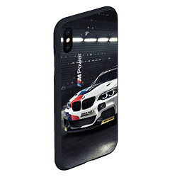Чехол iPhone XS Max матовый BMW M 240 i racing - Motorsport, цвет: 3D-черный — фото 2