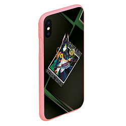 Чехол iPhone XS Max матовый Тигнари в ромбе, цвет: 3D-баблгам — фото 2