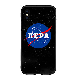 Чехол iPhone XS Max матовый Лера Наса космос, цвет: 3D-черный