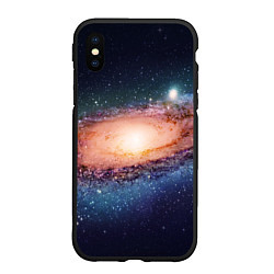 Чехол iPhone XS Max матовый Недосягаемый космос, цвет: 3D-черный