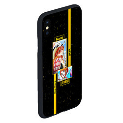 Чехол iPhone XS Max матовый One Piece Nami, цвет: 3D-черный — фото 2