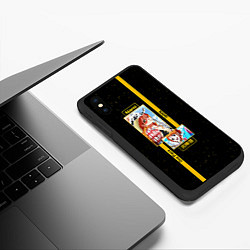Чехол iPhone XS Max матовый One Piece Nami, цвет: 3D-черный — фото 2