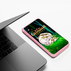 Чехол iPhone XS Max матовый Нахида прилегла в лесу, цвет: 3D-баблгам — фото 2