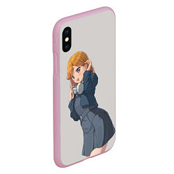 Чехол iPhone XS Max матовый Kanon Shibuya - Love Live Superstar, цвет: 3D-розовый — фото 2