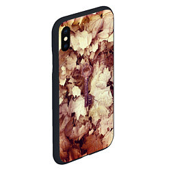 Чехол iPhone XS Max матовый Ключ правды осенних листьях, цвет: 3D-черный — фото 2