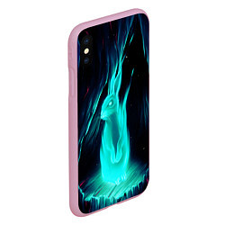 Чехол iPhone XS Max матовый Водяной Кроль, цвет: 3D-розовый — фото 2