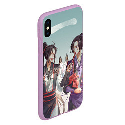 Чехол iPhone XS Max матовый Wangji and Wuxian - Mo Dao Zu Shi, цвет: 3D-сиреневый — фото 2