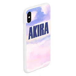 Чехол iPhone XS Max матовый Akira sky clouds, цвет: 3D-белый — фото 2