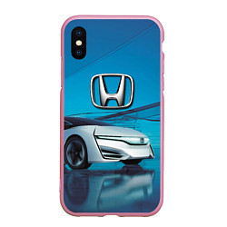 Чехол iPhone XS Max матовый Honda concept - Japan, цвет: 3D-розовый