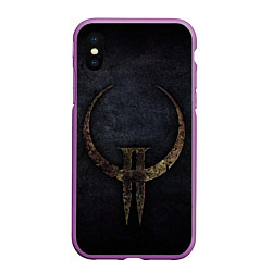 Чехол iPhone XS Max матовый Quake 2