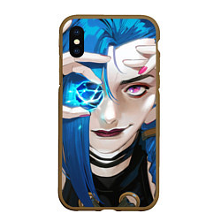 Чехол iPhone XS Max матовый Jinx crystall