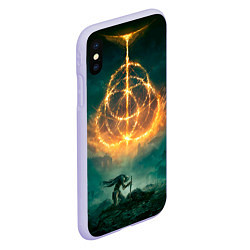Чехол iPhone XS Max матовый Elden Ring, цвет: 3D-светло-сиреневый — фото 2