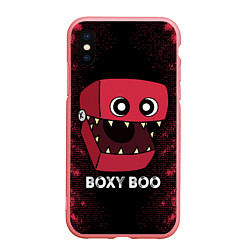 Чехол iPhone XS Max матовый Бокси Бу - персонаж Поппи Плейтайм, цвет: 3D-баблгам