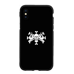 Чехол iPhone XS Max матовый Пираты звери Кайдо - One Piece, цвет: 3D-черный