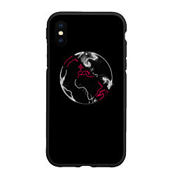 Чехол iPhone XS Max матовый Конец мира End of the World, цвет: 3D-черный