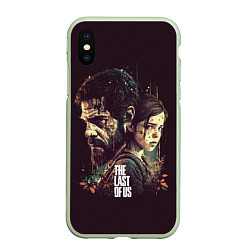 Чехол iPhone XS Max матовый The last of us art, цвет: 3D-салатовый