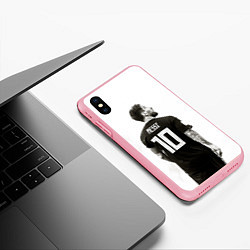 Чехол iPhone XS Max матовый 10 Leo Messi, цвет: 3D-баблгам — фото 2