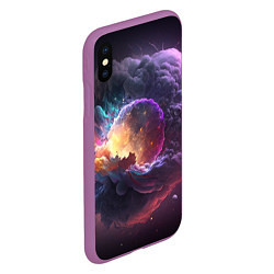 Чехол iPhone XS Max матовый Sverhnova, цвет: 3D-фиолетовый — фото 2