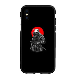 Чехол iPhone XS Max матовый Воин прошлого, цвет: 3D-черный