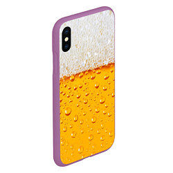 Чехол iPhone XS Max матовый Пенное, цвет: 3D-фиолетовый — фото 2