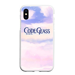 Чехол iPhone XS Max матовый Code Geass sky clouds