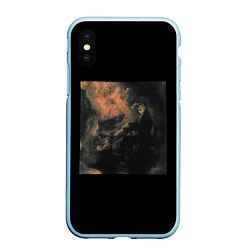 Чехол iPhone XS Max матовый Моцарт - Pharaoh, цвет: 3D-голубой