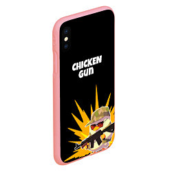 Чехол iPhone XS Max матовый Цыплячий спецназ, цвет: 3D-баблгам — фото 2