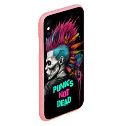 Чехол iPhone XS Max матовый Punks not dear, цвет: 3D-баблгам — фото 2