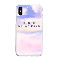 Чехол iPhone XS Max матовый Bungo Stray Dogs sky clouds