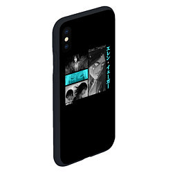 Чехол iPhone XS Max матовый Взрослый Эрен: Атака титанов, цвет: 3D-черный — фото 2