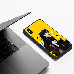 Чехол iPhone XS Max матовый Blade Honkai, цвет: 3D-черный — фото 2