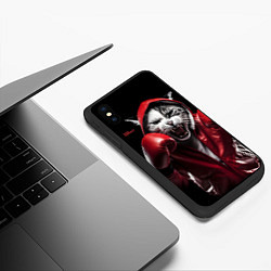 Чехол iPhone XS Max матовый Full contact, цвет: 3D-черный — фото 2