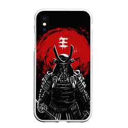 Чехол iPhone XS Max матовый Bloody Samurai