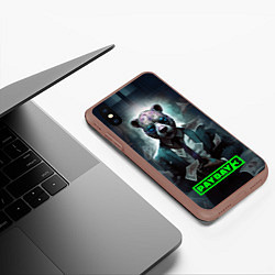 Чехол iPhone XS Max матовый Payday 3 bear, цвет: 3D-коричневый — фото 2