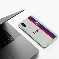 Чехол iPhone XS Max матовый LDLC OL форма, цвет: 3D-салатовый — фото 2