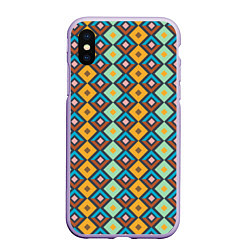 Чехол iPhone XS Max матовый Africa mood, цвет: 3D-светло-сиреневый