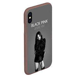 Чехол iPhone XS Max матовый Blackpink - Jennie Kim, цвет: 3D-коричневый — фото 2