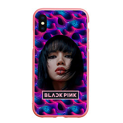 Чехол iPhone XS Max матовый Blackpink Lalisa, цвет: 3D-баблгам