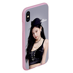 Чехол iPhone XS Max матовый Blackpink Lady Jennie Kim, цвет: 3D-розовый — фото 2