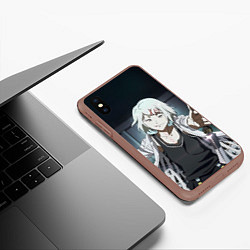 Чехол iPhone XS Max матовый Suzuya Juuzou, цвет: 3D-коричневый — фото 2