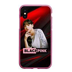 Чехол iPhone XS Max матовый Lisa Blackpink kpop