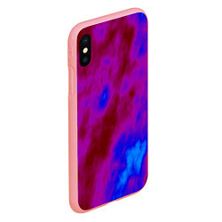 Чехол iPhone XS Max матовый Абстрактные разводы на воде, цвет: 3D-баблгам — фото 2