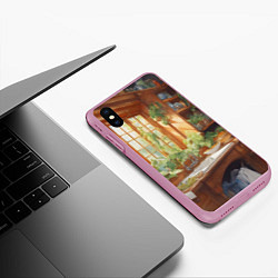 Чехол iPhone XS Max матовый Фантастическая кухня ведьмы, цвет: 3D-розовый — фото 2