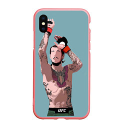 Чехол iPhone XS Max матовый Suga sean omelly, цвет: 3D-баблгам