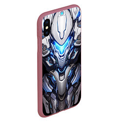 Чехол iPhone XS Max матовый Силовая броня Destiny, цвет: 3D-малиновый — фото 2