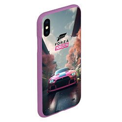 Чехол iPhone XS Max матовый Forza horizon game, цвет: 3D-фиолетовый — фото 2