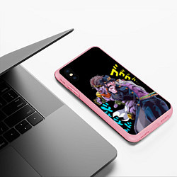 Чехол iPhone XS Max матовый Это Джоджо, цвет: 3D-баблгам — фото 2