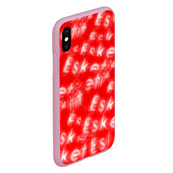 Чехол iPhone XS Max матовый Esskeetit Lil Pump, цвет: 3D-розовый — фото 2