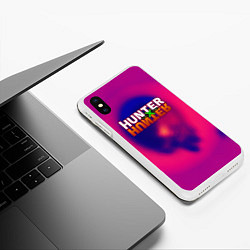 Чехол iPhone XS Max матовый Hunter х Hunter anime, цвет: 3D-белый — фото 2